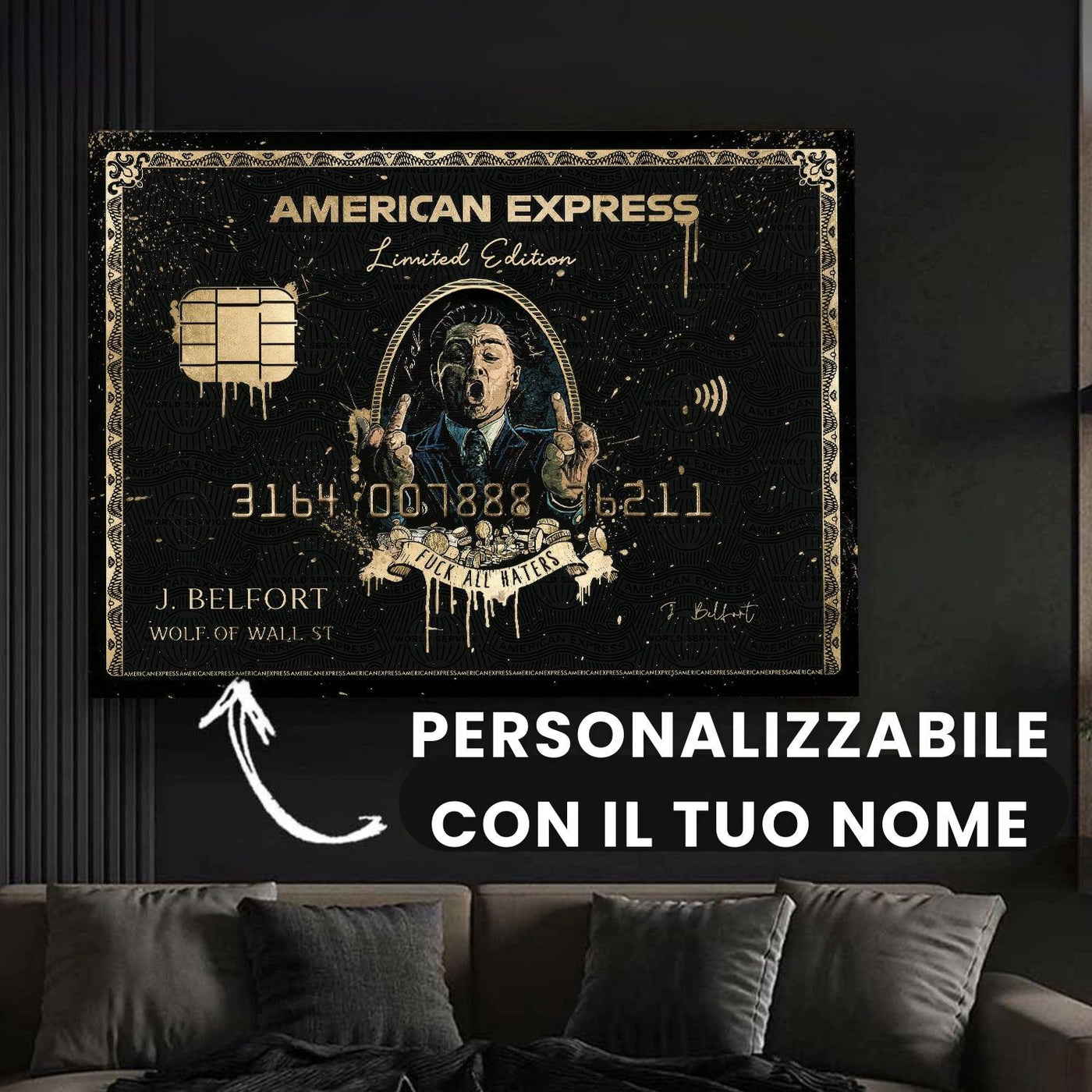 Il Lupo di Wall Street | Quadro su Tela