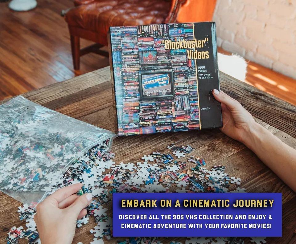 Blockbuster Video 1000-Piece Jigsaw | 28 x 20 Inches