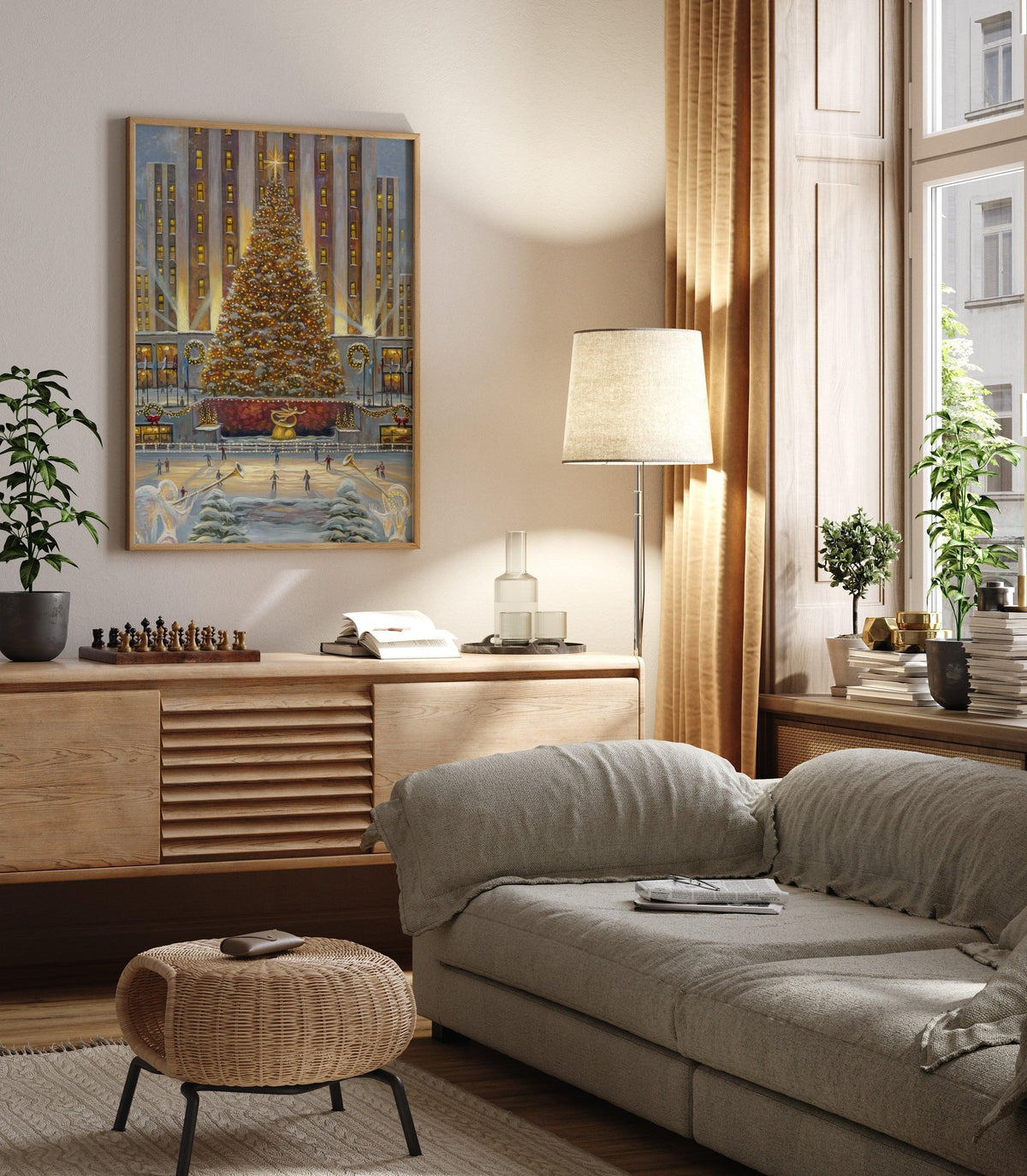 Rockfeller Center Vintahge Wall Art | Poster