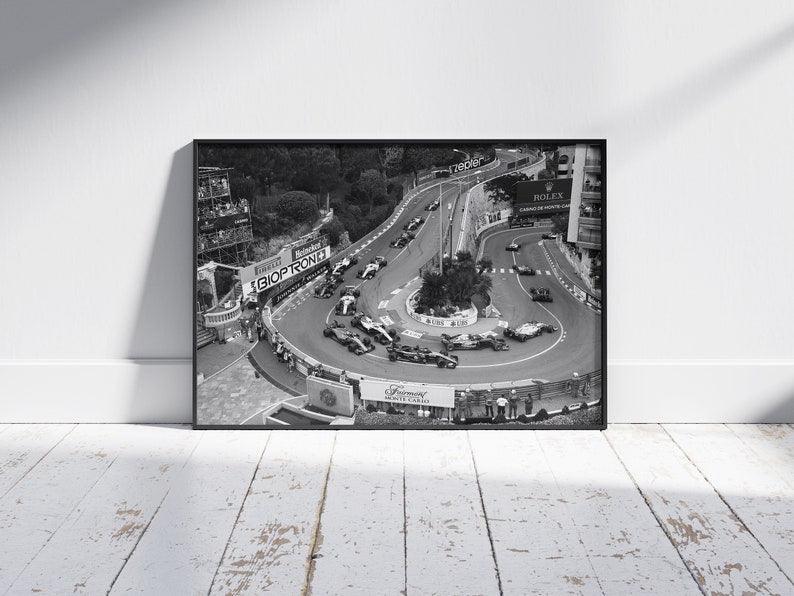 F1 Monaco Grand Prix Vintage Photo | Poster