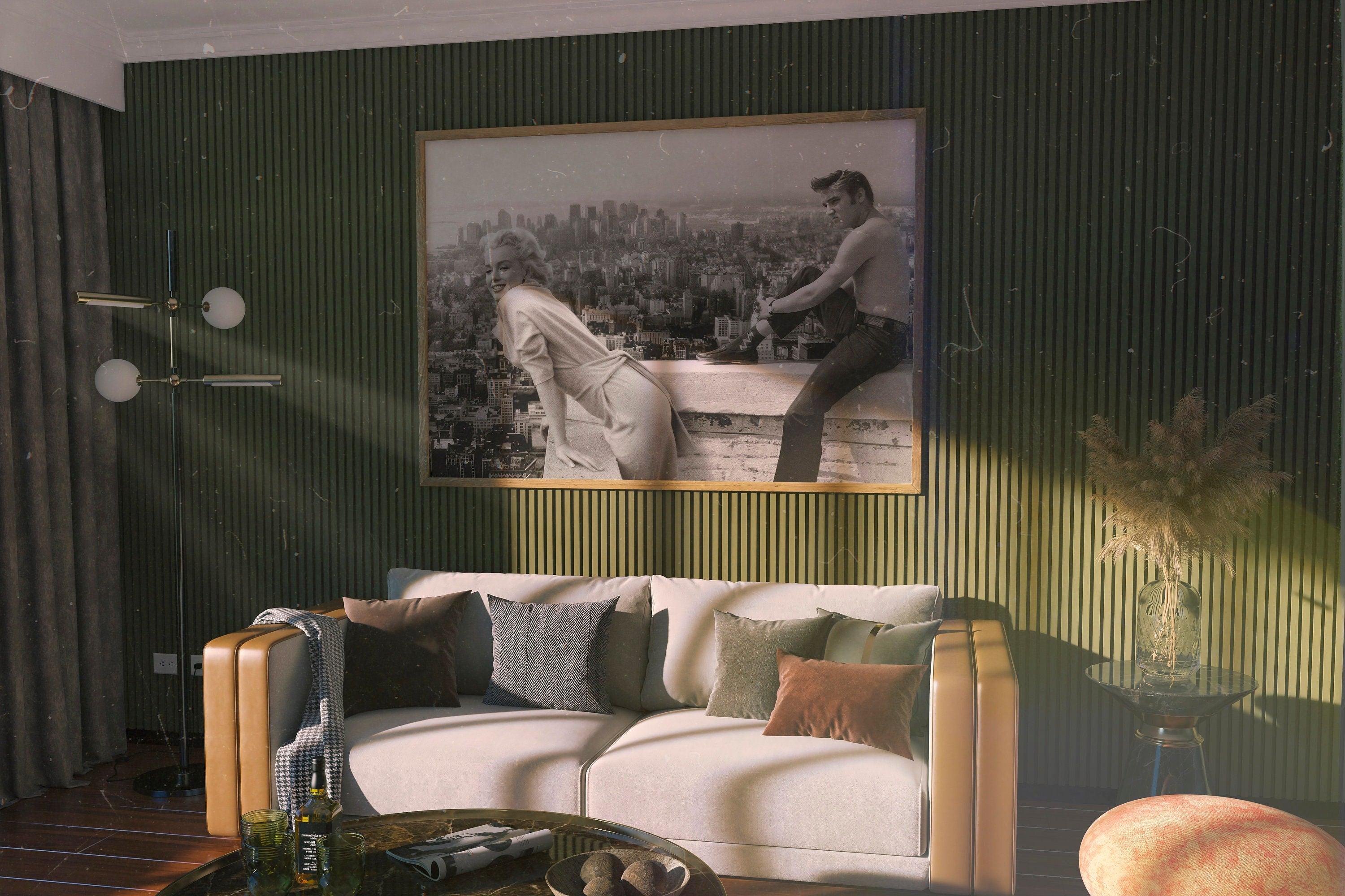 New York Printable Poster, Elvis Presley Print, Black And White Photo Gallery, 1950s Gift, Old Hollywood Decor, Aesthetic Vintage Wall Art