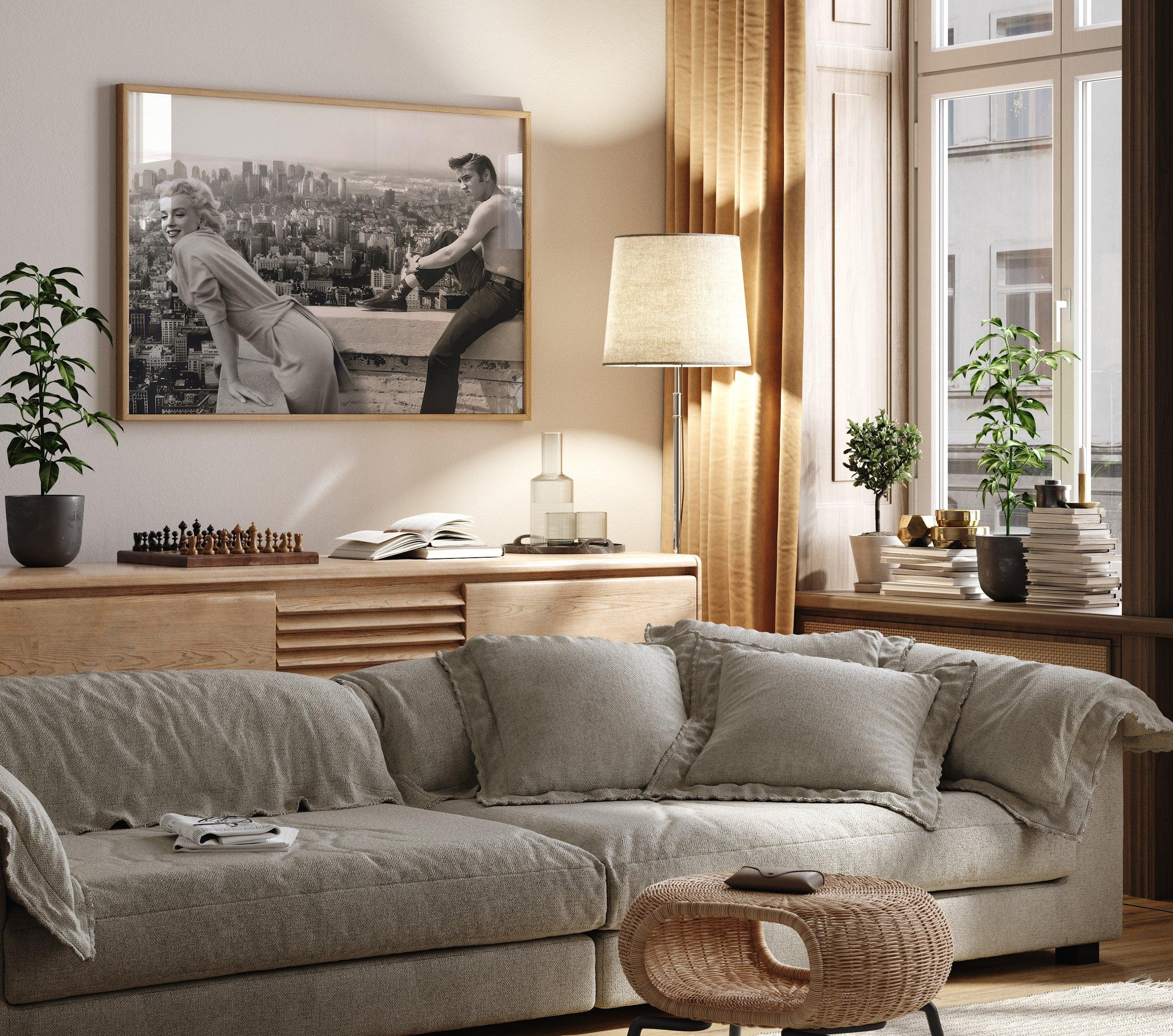 New York Printable Poster, Elvis Presley Print, Black And White Photo Gallery, 1950s Gift, Old Hollywood Decor, Aesthetic Vintage Wall Art