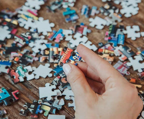 Blockbuster Video 1000-Piece Jigsaw, 90s Movie Night, VHS Movie Gift, UNIQUE Nostalgia Gift, Brain Teaser, Movie Board Game, Film Puzzle